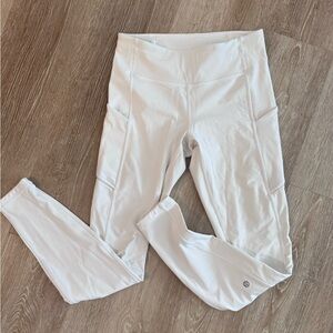 Lululemon Athletica White Leggings Size 6